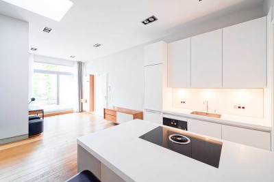 Zentrale 2-Zimmer-Wohnung mit Terrasse in ruhiger Hinterhoflage