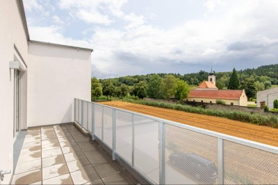 Dachterrassenwohnung mit Fernblick