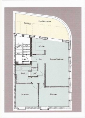 Schöne 3-Zimmer-Wohnung mit großer Terrasse in der Altstadt