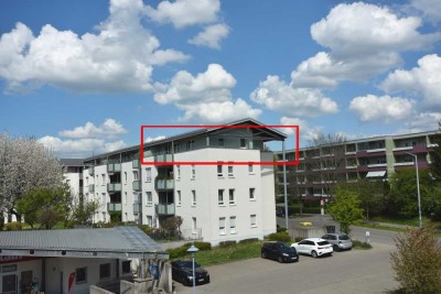 3 Zimmer-Penthouse mit Weitblick, zwei Terrassen, 
Wohnen über den Dächern von Villingen