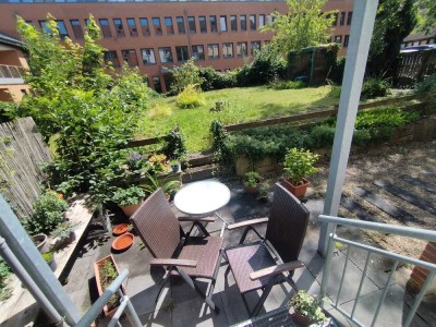 Schöne 1-Zimmer-Wohnung mit Terrasse, EBK & Tageslicht-Wannenbad