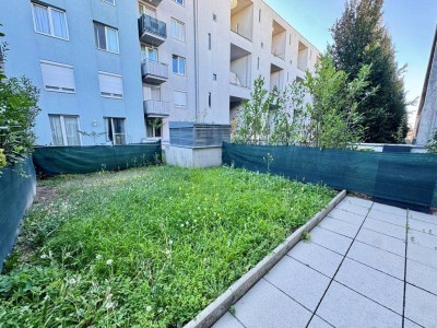 GARTENTRAUM | TOPLAGE NÄHE DONAUZENTRUM | HELLE SINGLE-WOHNUNG | U-BAHN-NÄHE