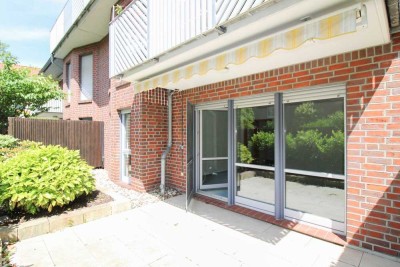 Modernisierte Eigentumswohnung mit zwei Terrassen, Gartenanteil und Tiefgaragenstellplatz