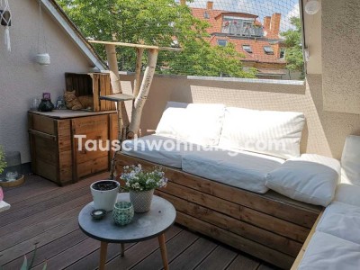 Tauschwohnung: Altbau Maisonette 3zimmer, 2 Balkone
