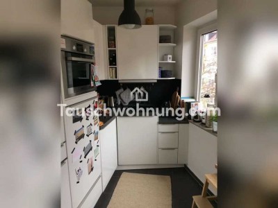 Tauschwohnung: 2 Zimmer Balkon im Glockenbach gegen 3 Zimmer+ Zentrum