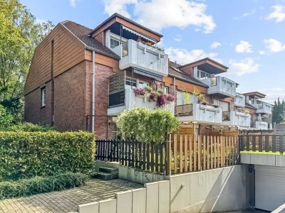 Attraktive 2-Zimmer-Dachgeschosswohnung mit großzügigem Balkon im Herzen von Münster-Hiltrup