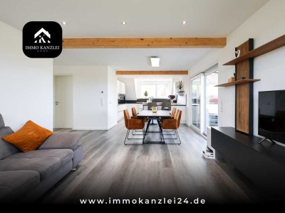 Exklusive 2-geschossige Wohnung mit Studio, Balkon & PV-Anlage in Willstätt!