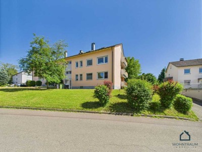 Traumblick über Lahr bis in die Vogesen – Frisch renovierte 3-Zimmer-Wohnung mit Garage