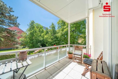 Gelegenheit im gefragten Werksviertel! Renovierte 3-Zimmer-Wohnung mit Blick ins Grüne