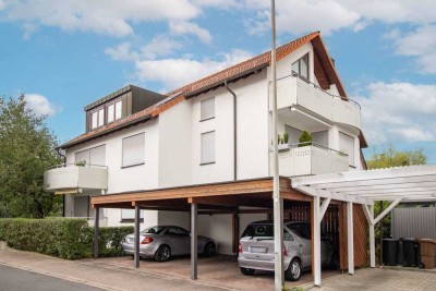 Gemütliche 2-Zimmer-Dachgeschosswohnung mit Balkon und Carport in Ostfildern-Kemnat