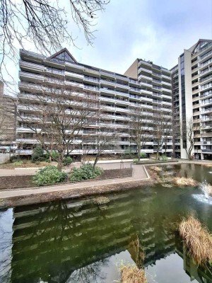 Lichtdurchflutete + große 4-Zimmer-Wohnung mit 2 Balkonen, Aufzug und Traumblick im "VEEDEL WEIDEN"