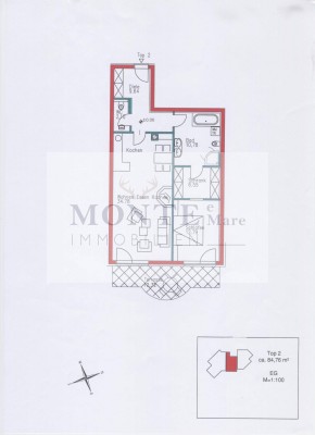 Stylisch&amp;Exklusiv ! Gartenwohnung mit Vollmöblierung und TG in fußläufiger Zentrumslage Kitzbühels