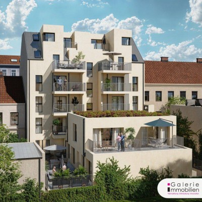 PASSIVHAUS - Barrierefreie DG-Wohnung mit 2 Terrassen - sonnig und hell - Tiefgarage