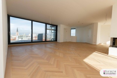 Traumpenthouse - 76m2 Terrassen mit Rundumblick - Erstbezug - eigener Liftzugang