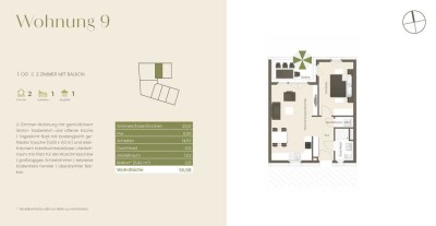 Helle 2-Zimmer Wohnung! (09)