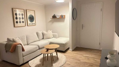 Stilvoll Wohnen: Voll möbliertes 1,5-Zimmer-Apartment & All-Inclusive-Miete im Kreuzviertel