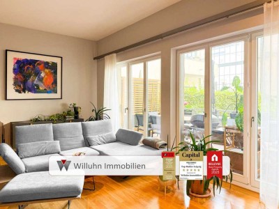 Bleichert Werke: Wunderschöne Wohnung mit Stellplatz I große Terrasse | Einbauküche