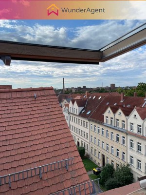 ++ Blick über ganz Leipzig ++ Penthouse mit Aufzug und großer Dachterrasse
