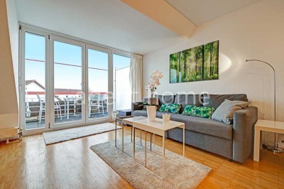 MÖBLIERT - HELL UND GEMÜTLICH -  Apartment mit Dachterrasse