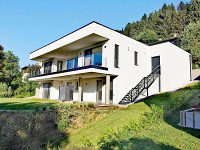 Moderne Seeblick-Villa am Ossiacher See