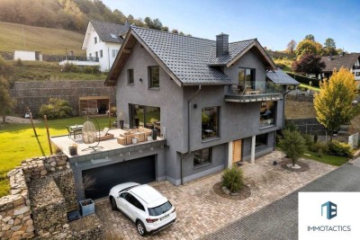 Luxuriöses KfW-55-Einfamilienhaus mit traumhaftem Design, Technik & Rhein-Nähe in Niederheimbach