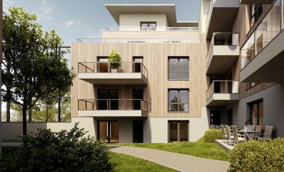 Neubauprojekt "Am Schloßberg" in Peiting! 4-Zimmer Wohnung mit Balkon und 2 Tiefgaragenstellplätzen!