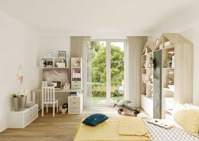 3-Zi.-EG-Wohnung, große Terrasse, Gartenanteil &amp; Abstellraum