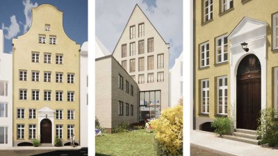 Neubau einer exklusiven Galeriewohnung mit Garten im Gründungsviertel-WE 1