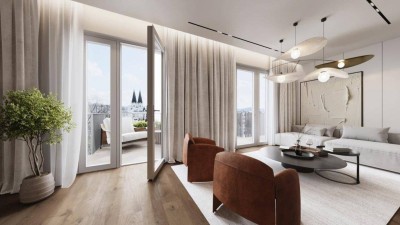 NEUJAHRSAKTION - Provisionsfrei - Grundriss noch frei wählbar - PENTHOUSE - 360° FERNBLICK - ca. 181m² NFL - bis zu 4 Schlafzimmer - 2 Balkone - ca. 65m² Terrasse - Klimaaktiv Gold Standard