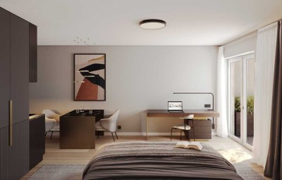 *Klein, fein & mit Garten – 1-Zi.-Erdgeschosswohnung mit Ostterrasse zum Erstbezug in der Fasanerie*