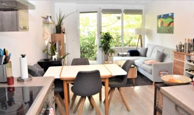Hochwertige Zwei-Zimmer Oase – Gartenwohnung von Privat an Privat