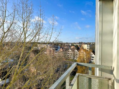 BLICK ZUM HORIZONT – ca. 35m²-WOHNUNG mit FRANZÖSISCHEN BALKON