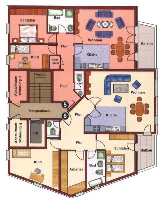 Helle 4-Zimmer-Wohnung mit Balkon und EBK in zentraler, ruhiger Lage in Offenbach
