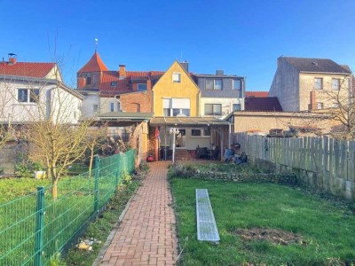 Zentral: Stadthaus mit  Südterrasse - Garage - Gartengrundstück....