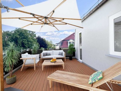 Penthouse mit großer Urlaubsterrasse, 4 Zimmer, Edel  modern ausgestattet! Erstbezug! Familientraum!