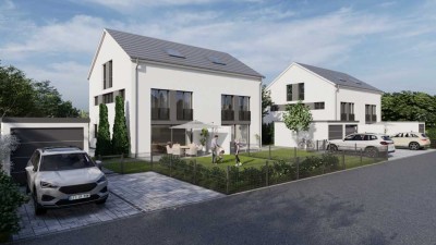TOP-Neubau Doppelhaushälfte in Forstinning (provisionsfrei) zum Festpreis - jetzt noch mitplanen