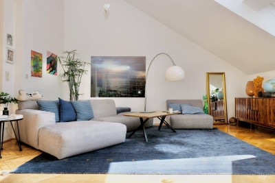 Dachgeschoss-Maisonette mit 2 Terrassen in bester Lage