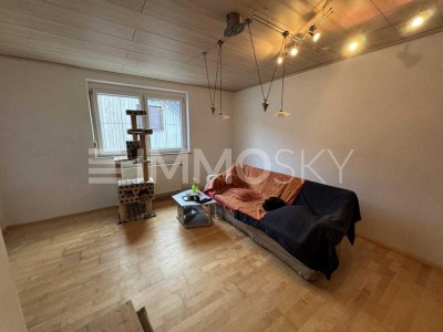 Familienoase mit Blick auf den Bach