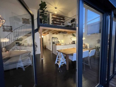 Wohnen im Loft auf ca. 125 m² mit Dachterrasse und 2 TG-Stellplätzen