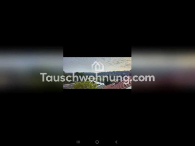 Tauschwohnung: Helle Altbauwohnung mit Elbblick und großer Dachterrasse