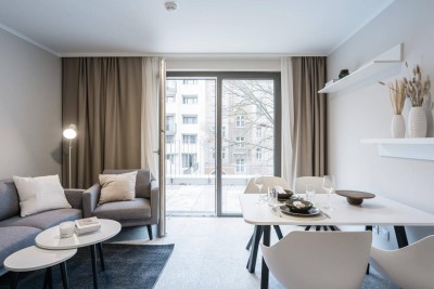 JONN-Y möbliertes Apartment mit Terrasse / Pauschalmiete inkl. Gym, Sauna, Dachterrasse, Community Area, Internet etc.! 7 Min. zum Stephansplatz!