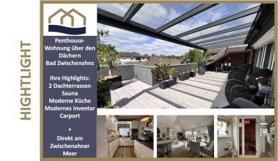 Einfach WOW- Ihre Ruheoase über den Dächern von Bad Zwischenahn mit Sauna und 2 großen Dachterrassen
