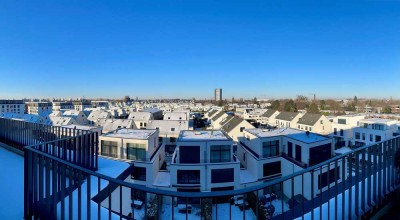 Grandioses Penthouse mit wundervoller Aussicht in der Gartenstadt