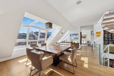 5-Zimmer-Dachterrassenwohnung in unmittelbarer Nähe zum 1. Bezirk