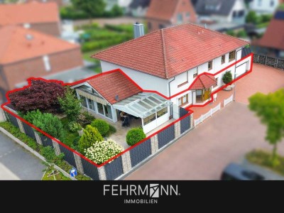 Traumhafte Erdgeschosswohnung mit großem Grundstück in Nordhorn