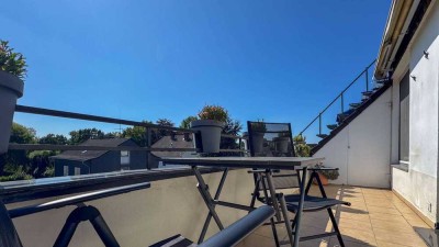 Unterbach - helle und ruhige Maisonette mit sonnigem Balkon und TG Stellplatz zu kaufen!