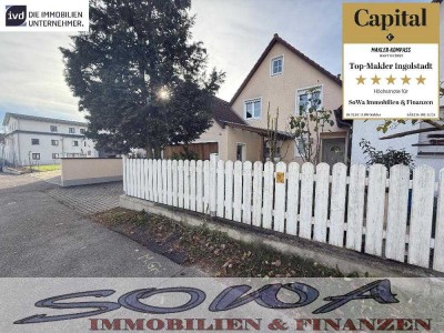 Einzugsbereit! Zentrumsnahes Einfamilienhaus mit guter Raumaufteilung und einer großen Garage im ...