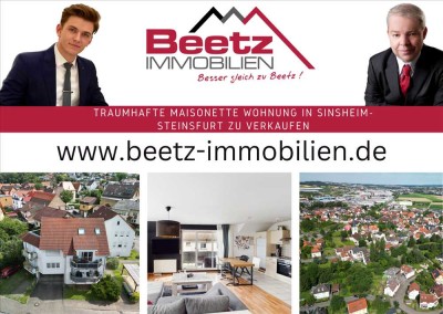 Traumhafte Maisonette Wohnung in Sinsheim-Steinsfurt zu verkaufen