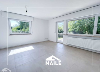 Moderne 2-Zimmer-Wohnung im Erstbezug nach Kernsanierung mit Garten
