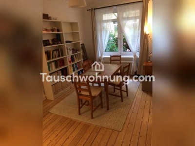 Tauschwohnung: Wunderschöne sanierte Altbauwohnung mit kl. Terrasse/Garten